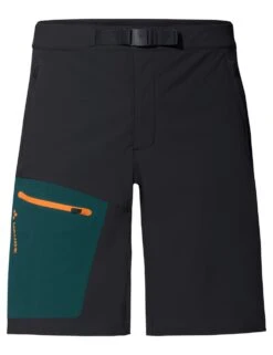 VAUDE Men's Badile Shorts Black/Green