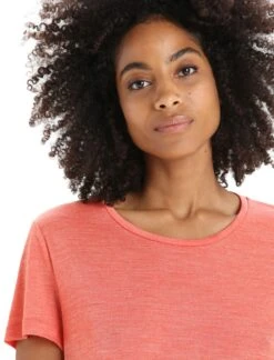 Icebreaker Women Sphere Ii Ss Tee Vibrant Earth Hthr -TROLKID Bekleidung Geschaft 0A56D3792 4 1280x1280