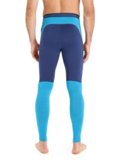 Icebreaker Men 125 Zoneknit Leggings Geo Blue/Royal Navy/Cb -TROLKID Bekleidung Geschaft 0A56H5784 2 1280x1280