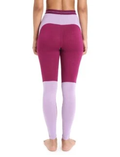 Icebreaker Women 125 Zoneknit Leggings Go Berry/Purple Gaze/Cb -TROLKID Bekleidung Geschaft 0A56H6822 2 1280x1280