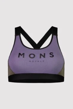 Mons Royale Stella X Bra W Walnut/Thistle