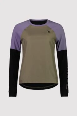 Mons Royale Tarn Merino Wind Jersey W Walnut/Blk