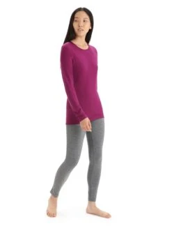 Icebreaker Women 200 Oasis Ls Crewe Go Berry -TROLKID Bekleidung Geschaft 104375735 3 1280x1280