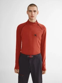 Klättermusen Njorun Crew Zip Men -TROLKID Bekleidung Geschaft 20629m92 njorun crew zip ms dark redwood 010 1280x1280