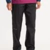 Marmot Wms Precip Eco Full Zip Pant Short Black