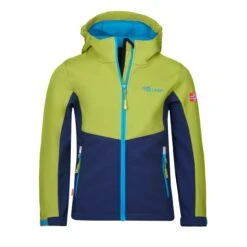 TROLLKIDS Kids Kristiansand Jacket Kiwi/Mystic Blue