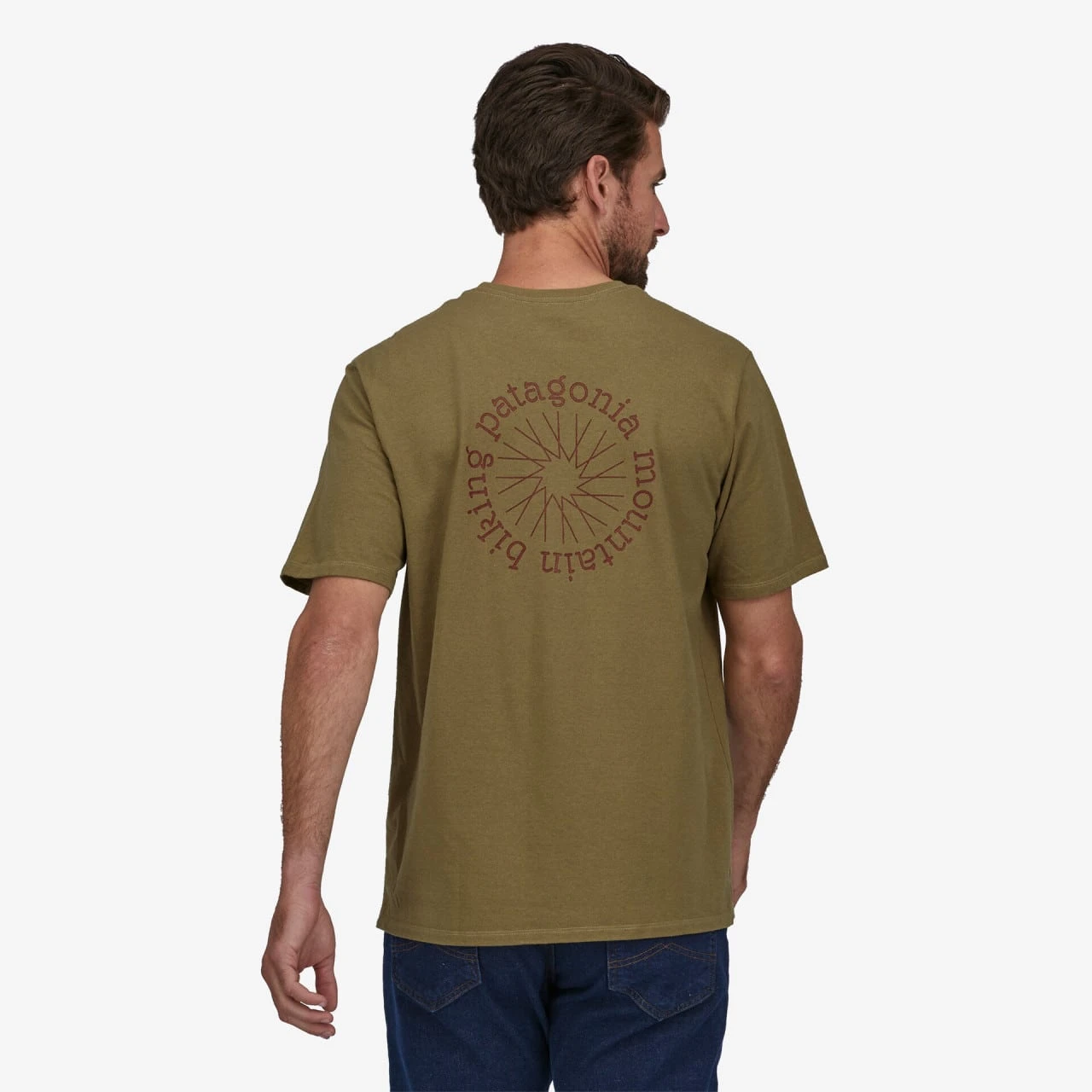 Patagonia M'S Spoke Stencil Responsibili-Tee Moray Khaki 5 Patagonia M'S Spoke Stencil Responsibili-Tee Moray Khaki – Bild 3