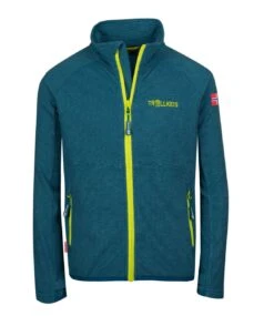 TROLLKIDS Kids Noresund JKT Petrol/Lime