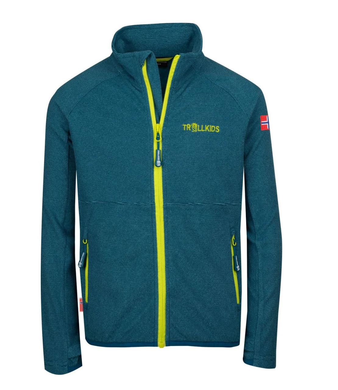 TROLLKIDS Kids Noresund JKT Petrol/Lime 3 TROLLKIDS Kids Noresund JKT Petrol/Lime