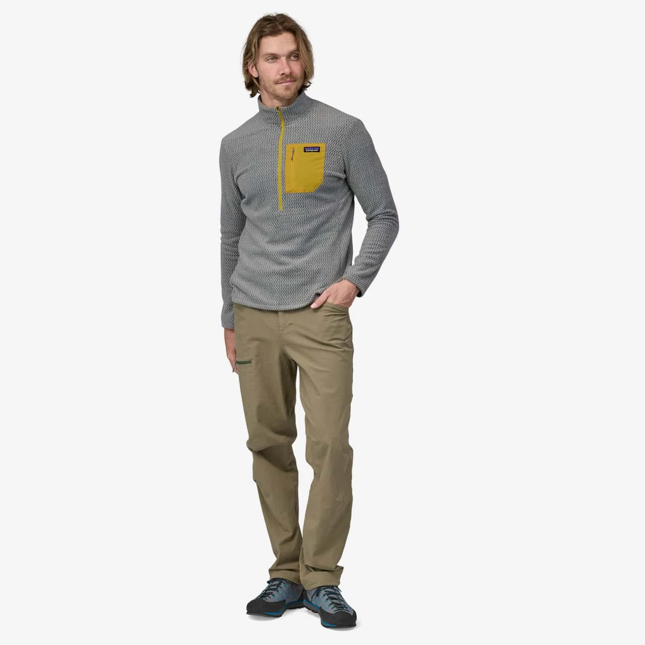 Patagonia M'S R1 Air Zip Neck Salt Grey 6 Patagonia M'S R1 Air Zip Neck Salt Grey – Bild 4