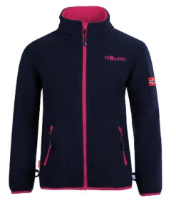 TROLLKIDS Girls Bryggen 3in1 Jacket - Navy/magenta -TROLKID Bekleidung Geschaft 419 114 3 17mkp1h5ivgR5p 1280x1280