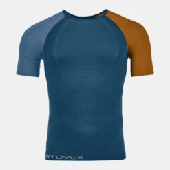 Ortovox 120 Comp Light Short Sleeve M Petrol Blue