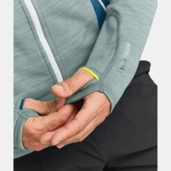 Ortovox Fleece Light Hoody M Arctic Grey Blend -TROLKID Bekleidung Geschaft 87196 87901 FLEECE LIGHT HOODY M arctic gery blend D 01 1280x1280