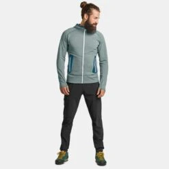 Ortovox Fleece Light Hoody M Arctic Grey Blend -TROLKID Bekleidung Geschaft 87196 87901 FLEECE LIGHT HOODY M arctic gery blend M 01 1280x1280