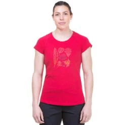 Mountain Equipment Leaf WMN Tee Capsicum Red -TROLKID Bekleidung Geschaft ME 004065 Leaf Wmns Tee ME 01559 Capsicum Red Front 3992 1920x 1280x1280