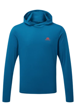 Mountain Equipment Glace Hooded MEN Top Mykonos Blue