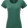 Mountain Equipment Groundup Stripe WMN Tee Spruce Stripe