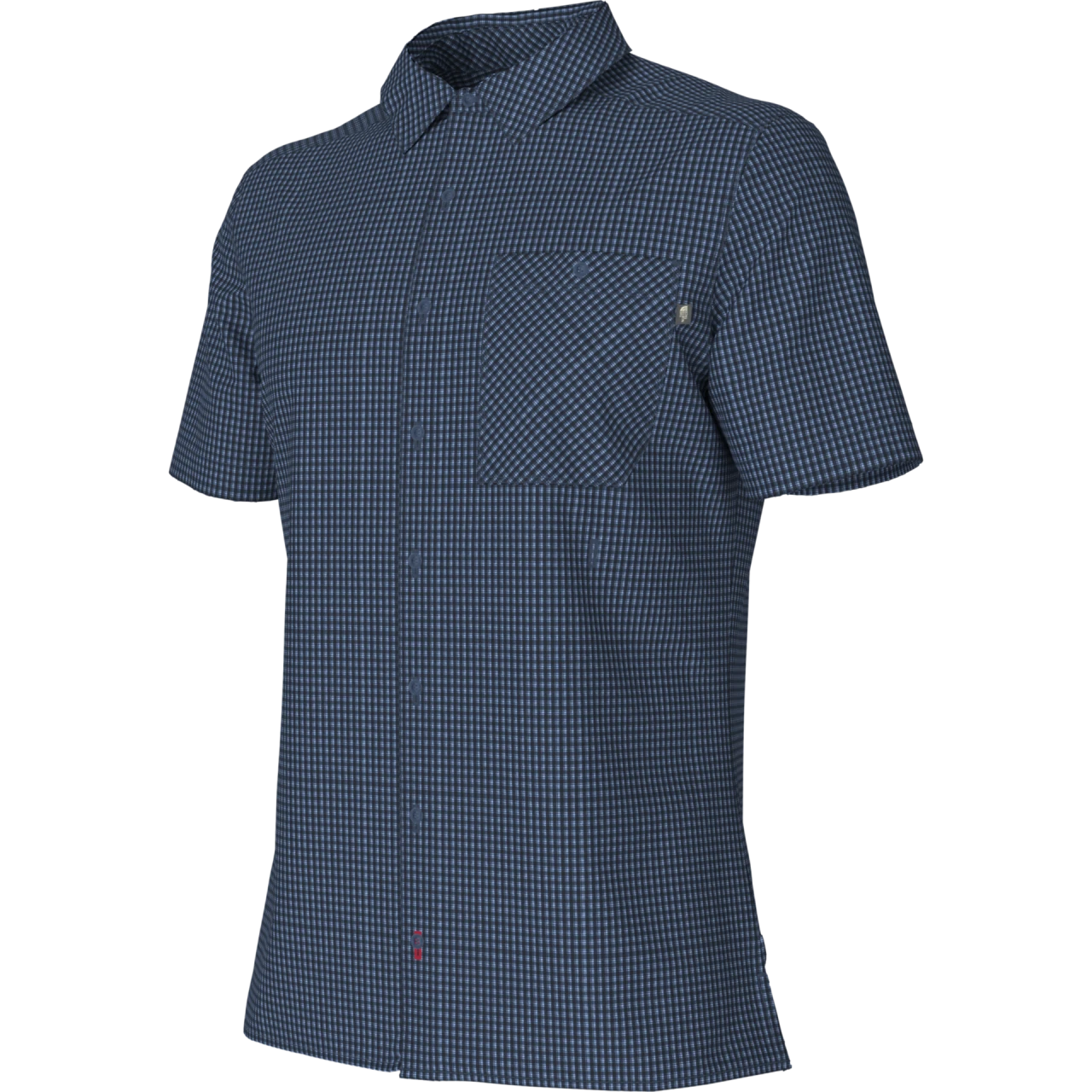 The North Face Mens S/S Hypress Shirt Shady Blue Plaid 4 The North Face Mens S/S Hypress Shirt Shady Blue Plaid – Bild 2