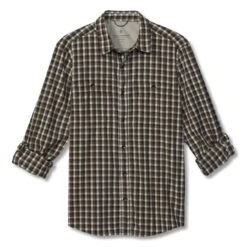 Royal Robbins Bug Barrier Vista Dry Plaid L/S / Coffee