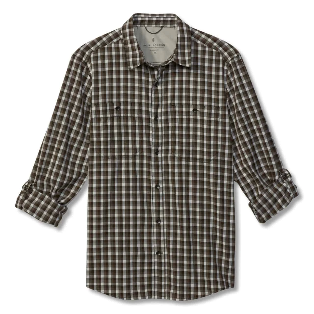 Royal Robbins Bug Barrier Vista Dry Plaid L/S / Coffee 3 Royal Robbins Bug Barrier Vista Dry Plaid L/S / Coffee