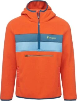 Cotopaxi Teca Fleece Hooded Half-Zip Jacket - Red Hot