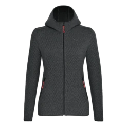 SALEWA Woolen 2L Hoody-W-Onyx