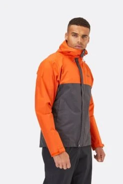 Rab Downpour Eco Jacket Firecracker/Graphene