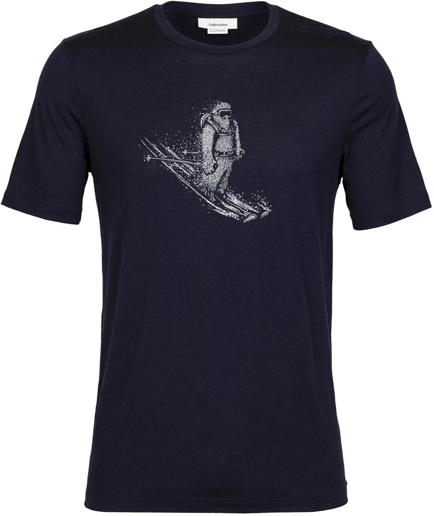 Icebreaker Men Tech Lite II SS Tee Skiing Yeti - Midnight Navy 3 Icebreaker Men Tech Lite II SS Tee Skiing Yeti - Midnight Navy