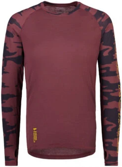 Mons Royale Temple Tech LS - Chocolat Camo
