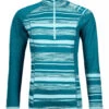 Ortovox 210 Supersoft Zip Neck Women -TROLKID Bekleidung Geschaft ortovox 85302 60801 210 supersoft zip neck w p green 1 1280x1280