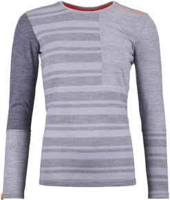 Ortovox 185 Rock'N'Wool Long Sleeve Woman - Grey Blend