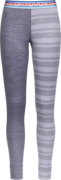 Ortovox 185 Rock'N'Wool Long Pants Woman - Grey Blend