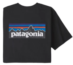Patagonia P-6 Logo Responsibili-Tee -TROLKID Bekleidung Geschaft patagonia p6 logo responsibility shirt black 1280x1280