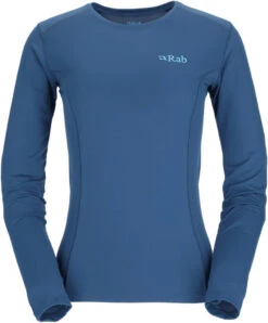 Rab Woman's Force LS Tee - Nightfall Blue