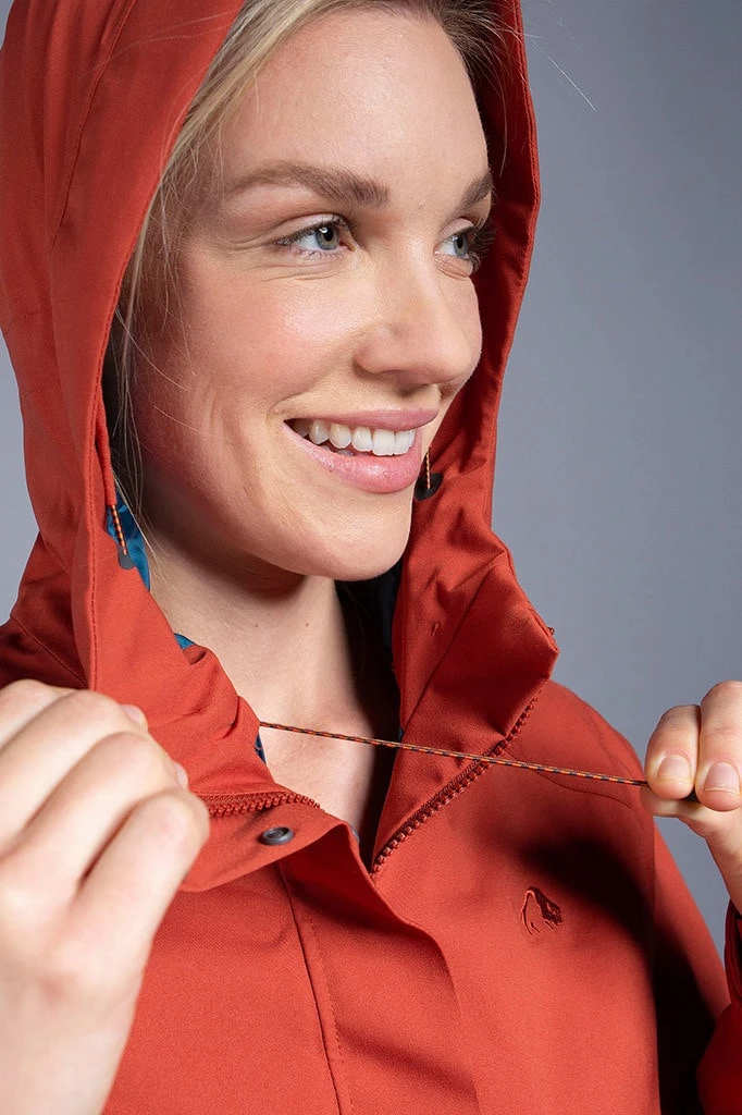 Tatonka Kjell W's Hooded Coat - Sunsetred 7 Tatonka Kjell W's Hooded Coat - Sunsetred – Bild 5