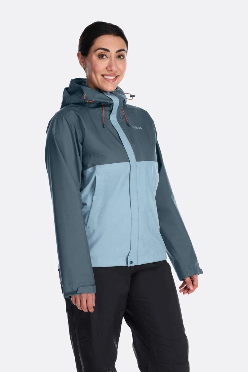 Rab Downpour Eco Jacket Wmns Orion Blue/Citadel